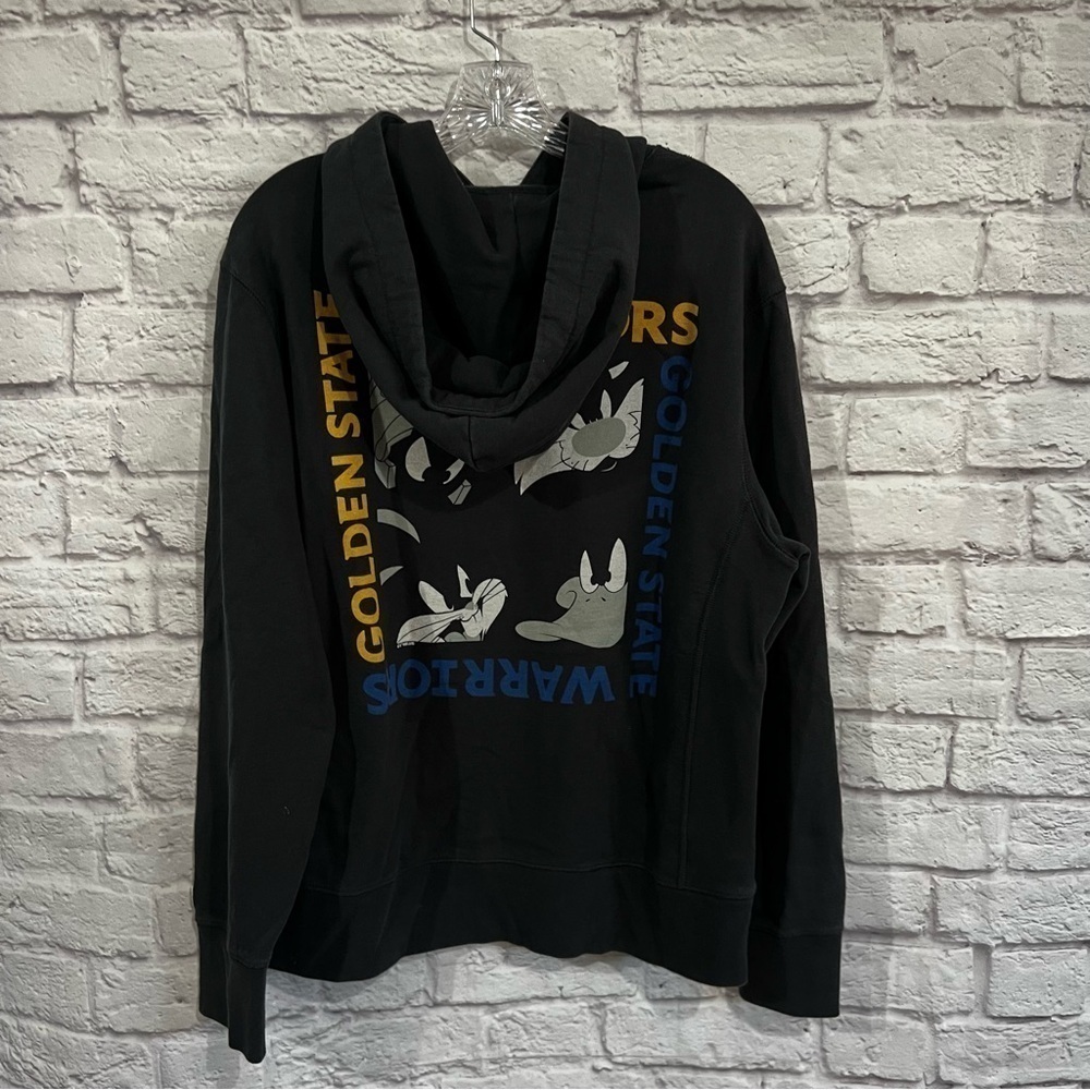 Rare Golden State Warriors Tailgate Clothing Looney Toons Hoodie Men's Medium